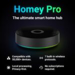 Homey Pro (2026) | Smart Hub for Home Automation – Features Z-Wave Plus, Zigbee, Wi-Fi, BLE, Infrared, Matter & Thread. Compatible with Siri, Alexa & Google Home. - Image 3