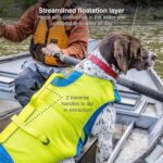Kurgo Surf n' Turf Dog Life Jacket, Adjustable Dog PFD, Reflective Floatation Vest for Small to Large Pets (Yellow/Blue, X-Small) - Image 3