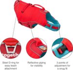 Kurgo Surf n' Turf Dog Life Jacket, Adjustable Dog PFD, Reflective Floatation Vest for Small to Large Pets (Yellow/Blue, X-Small) - Image 5