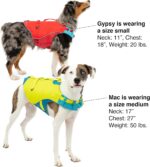 Kurgo Surf n' Turf Dog Life Jacket, Adjustable Dog PFD, Reflective Floatation Vest for Small to Large Pets (Yellow/Blue, X-Small) - Image 7