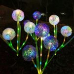 Garden Solar Lights Flowers, Automatic Lighting at Night, Waterproof Garden Decor for Yard Patio Pathway Lawn, Gardening Gifts for Women, Christmas Decoration, 3 Flowers - Image 5