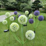 Garden Solar Lights Flowers, Automatic Lighting at Night, Waterproof Garden Decor for Yard Patio Pathway Lawn, Gardening Gifts for Women, Christmas Decoration, 3 Flowers - Image 6