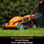 LawnMaster CLM2413A Cordless 13-Inch Lawn Mower 24V Max with 2X4.0Ah Battery and a Charger - Image 5