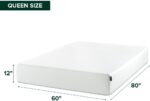Zinus Green Tea Memory Foam Mattress 12 Inch, Pressure-Relieving Comfort & Full-Body Support, Naturally Fresh, Medium Firm Feel, CertiPUR-US & Oeko-TEX Certified Safe Materials, Queen - Image 3
