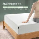Zinus Green Tea Memory Foam Mattress 12 Inch, Pressure-Relieving Comfort & Full-Body Support, Naturally Fresh, Medium Firm Feel, CertiPUR-US & Oeko-TEX Certified Safe Materials, Queen - Image 9
