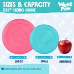 WEST PAW Zogoflex Zisc Dog Flying Disc, High Flying Aerodynamic Disc for Dogs Puppy – Lightweight, Floatable Disc for Fetch, Tug of War, Catch, Play – Doubles as Food/Water Bowl, Small 6.5", Teal - Image 5