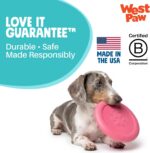 WEST PAW Zogoflex Zisc Dog Flying Disc, High Flying Aerodynamic Disc for Dogs Puppy – Lightweight, Floatable Disc for Fetch, Tug of War, Catch, Play – Doubles as Food/Water Bowl, Small 6.5", Teal - Image 8