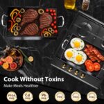 25 X 16 Stainless Steel Griddle | For Gas Grill Charcoal Grill Large Stovetop, Easy-Check Fit Accessory, Outdoor Cooking or Use - Image 4