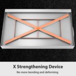 25 X 16 Stainless Steel Griddle | For Gas Grill Charcoal Grill Large Stovetop, Easy-Check Fit Accessory, Outdoor Cooking or Use - Image 7