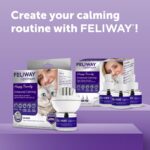FELIWAY Optimum Cat Calming Diffuser Kit and 6 Pack Refill – Advanced Support to Help Reduce Urine Spraying, Scratching, Fighting and Hiding Due to Stress – All in One Cat Pheromone Plug in Diffuser - Image 10