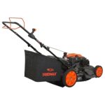 YARDMAX 22 in. 201cc Select PACE 6 Speed CVT High Wheel FWD 3-in-1 Gas Walk Behind Self Propelled Lawn Mower, Black (YG2860) - Image 10