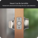 Level Lock Pro - World’s Smallest, Fastest, Innovative Smart Lock - Matter-Over-Thread Deadbolt Plus Apple Home Key - Keyless & Remote Access via Apple, Alexa, Google Home, SmartThings (Satin Nickel) - Image 4