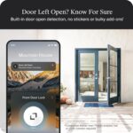 Level Lock Pro - World’s Smallest, Fastest, Innovative Smart Lock - Matter-Over-Thread Deadbolt Plus Apple Home Key - Keyless & Remote Access via Apple, Alexa, Google Home, SmartThings (Satin Nickel) - Image 8