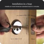 Level Lock Pro - World’s Smallest, Fastest, Innovative Smart Lock - Matter-Over-Thread Deadbolt Plus Apple Home Key - Keyless & Remote Access via Apple, Alexa, Google Home, SmartThings (Satin Nickel) - Image 11