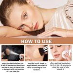 Air Brush Makeup Foundation,Flawless Airbrush Foundation for Older Women,Teenagers,Middle-aged and Mature Skin,Lightweight Moisturizing,Buildable Coverage for Smooth Radiant Skin (02 Beige) - Image 7