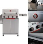 Monument Grills 4+1 Burner Stainless Steel 525 sq.in Propane Gas Grill, 49,000 BTU, Assembles in 30 Mins, Outdoor Mesa 2 Patio Grill with Broil Zone, Side Burner, Foldable Side Shelf, Mesa II 415BZ - Image 10