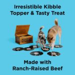 BIXBI Liberty Freeze Dried Dog Food Topper + Dog Treat, Beef Recipe, 4.5 oz - 98% Meat and Organs, No Fillers - Pantry-Friendly Raw Treat or Food Topper - USA Made in Small Batches - Image 3