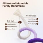 Potaroma Cat Toys Chew Ropes 3Pcs with Refillable Natural Catnip, Safe Teeth Cleaning Toy for Indoor Kittens, Interactive Cat Nip Kitty Toys for All Breeds 19.5 Inches - Image 4