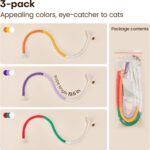 Potaroma Cat Toys Chew Ropes 3Pcs with Refillable Natural Catnip, Safe Teeth Cleaning Toy for Indoor Kittens, Interactive Cat Nip Kitty Toys for All Breeds 19.5 Inches - Image 7