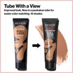 Revlon ColorStay Full Cover Longwear Matte Foundation, Heat & Sweat Resistant Lightweight Face Makeup, Buff (150), 1.0 oz - Image 7
