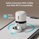 PETLIBRO Automatic Cat Feeder, 5G WiFi Automatic Pet Feeder with Freshness Preservation, 3L Timed Cat Feeders for Dry Food, Up to 48 Portions 10 Meals Per Day, Granary Pet Feeder for Cat/Dog, White - Image 5