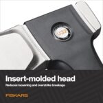 Fiskars Ultra Splitting Axe U32, Precision-Ground RazorEdge Double-Hardened Steel Blade Stays Sharp, Perfected Weight Balance & FiberComp Shaft for Large Log Splitting & Firewood, 32", Black - Image 9