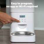 PetSafe Timed Cat and Small Dog Feeder with Portion Control FlexFeed Automatic Pet Feeder 8 Cups/2L White 4 lbs. - Image 4