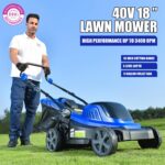 Wild Badger Power 40V 18″ Cordless Lawn Mower Brushless , 5,445 sq ft/0.125 ac, 1×4.0Ah Battery & Fast Charger, 5-Position Height ,for Small-to-Medium Lawns - Image 3