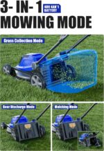 Wild Badger Power 40V 18″ Cordless Lawn Mower Brushless , 5,445 sq ft/0.125 ac, 1×4.0Ah Battery & Fast Charger, 5-Position Height ,for Small-to-Medium Lawns - Image 6