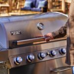 Monument Grills 77352 6+1 Burner Stainless Steel Cabinet Style Propane Gas Grill with Knob Controls, Side Burner, Built-In Thermometer, and Rotisserie Kit - Image 6