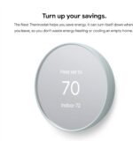 Google Nest Thermostat - Smart Thermostat for Home - Programmable Wifi Thermostat - Fog - Image 3