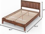 ZINUS Vivek Deluxe Wood Platform Bed Frame with Headboard, Wood Slat Support, No Box Spring Needed, Easy Assembly, Queen - Image 3