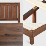 ZINUS Vivek Deluxe Wood Platform Bed Frame with Headboard, Wood Slat Support, No Box Spring Needed, Easy Assembly, Queen - Image 5