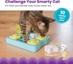 Catstages Kitty Cube Interactive Treat Puzzle Cat Toy, Blue - Image 3