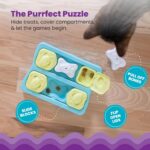Catstages Kitty Cube Interactive Treat Puzzle Cat Toy, Blue - Image 4