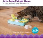 Catstages Kitty Cube Interactive Treat Puzzle Cat Toy, Blue - Image 5