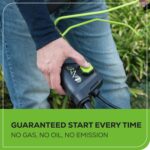 Greenworks 48V (24V x 2) 17" Brushless Mower+12" String Trimmer +320CFM Blower,(2) 4.0Ah Batteries and 2A Dual Port Charger - Image 6