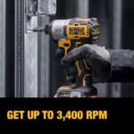 DEWALT 20V MAX XR Impact Driver and Hammer Drill Cordless Power Tool Combo Kit, Includes 2 x 4ah POWERPACK Batteries and a Charger (DCK250QQ2) - Image 9
