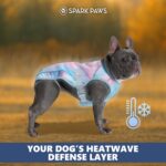 Spark Paws Dog Cooling Vest - SPF 50 UV Sun Protection - Summer Heat Relief Gear for Dogs, Lightweight, Evaporative Cooling - Dog Anxiety Relief Vest During Hot Days - Snowcone, Large - Image 6
