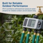 Orbit B-hyve XD 4-Port Smart Hose Watering Timer with Wi-Fi Hub - App Controlled Irrigation Timer - Smart WeatherSense Auto Watering - Multi Valve Yard Irrigation System - 24639 - Image 8