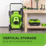 Greenworks 80V 21" Brushless Cordless (Push) Lawn Mower (75+ Compatible Tools), 4.0Ah Battery and 60 Minute Rapid Charger Included - Image 9