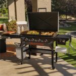 Blackstone 2310 Iron Forged 36” Omnivore Griddle with X-Braced Hood, Powder Coated Steel, Black - Image 5