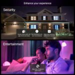 Philips Hue Essential Smart LED A19 Bulb, White and Color Ambiance, E26 Base, 8.8W, 2200K-6500K, 800 Lumens, Dimmable, Works with Alexa, Google, and Apple Home, 2-Pack - Image 8