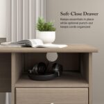 Bush Home Cabot 60W L Shaped Computer Desk with Storage in Ash Gray, 60-inch Corner Table with Drawers for Home Office Workspace - Image 7