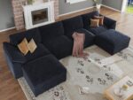 EASE MOOSE Oversized Modular Sectional Sofa, FSC Certified Extra Large U Shape Sectional Cloud Couch,Comfty Deep Modular Sofa with Ottoman - Image 4