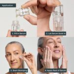 Seranova Micro Infusion System for Face & Neck 0.05mm Stamp with Hyaluronic Acid & Collagen Peptide Serum for Firmer Smoother-Looking Skin, Easy 5-Minute At-Home Skin Care Application - 2 Month Supply - Image 8