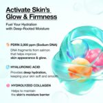 Anua PDRN Collagen Glow Facial Serum Spray, Hydrating Face Mist, Hyaluronic Acid, dewy glass finish, All Skin Types, Instant Plumping Hydration, Firming Care, Korean Skincare, 3.38 fl oz - Image 6