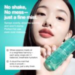Anua PDRN Collagen Glow Facial Serum Spray, Hydrating Face Mist, Hyaluronic Acid, dewy glass finish, All Skin Types, Instant Plumping Hydration, Firming Care, Korean Skincare, 3.38 fl oz - Image 7