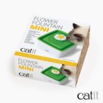 Catit 2.0 Mini Flower Drinking Fountain – Cat Water Fountain with Triple Filter and Ergonomic Drinking Options,Green - Image 7