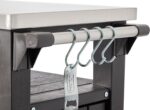 Keter Outdoor Grill Prep Table & Serving Cart, Stainless Steel Top, Unity, 40 Gal, Brown - Portable Bar Table and Cooking Accessory for Pool, Patio, Lawn, and Backyard - Image 9